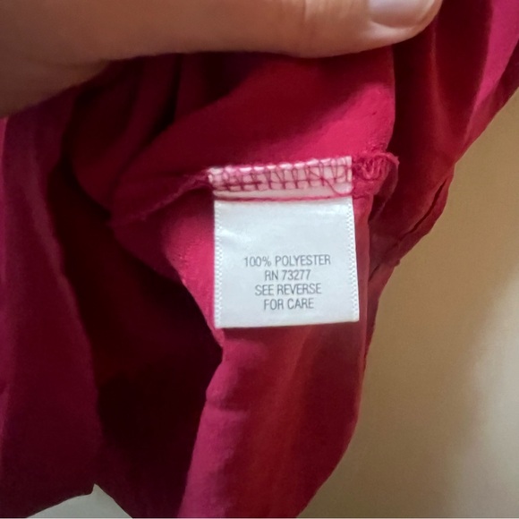 Apt. 9 Pink Sleeveless Blouse with Mandarin Collar - Picture 3 of 6